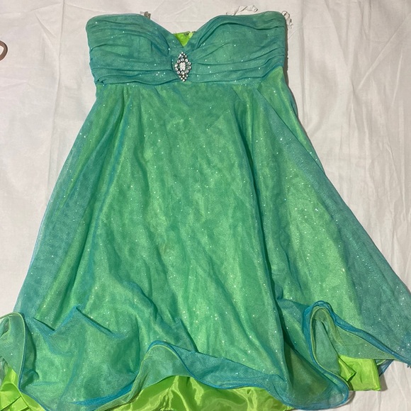 Strapless sweetheart midi dress - Picture 1 of 7